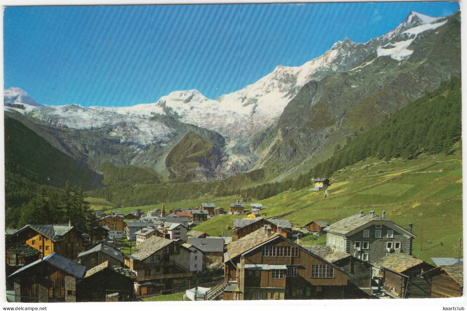 Saas-Fee (1800 M) Mit Alphubel Und Täschhorn - (Schweiz/Suisse) - Saas-Fee