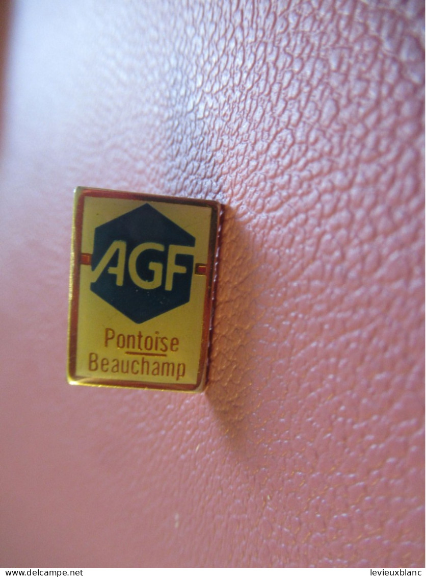 France/ "AGF Pontoise-Beauchamp" /Fabricant à Déterminer/ LOGO AGF /Vers 1980-1990      INS227 - Städte