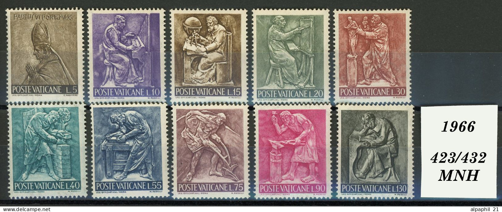 Città Del Vaticano: Paul VI, 1966 - Unused Stamps