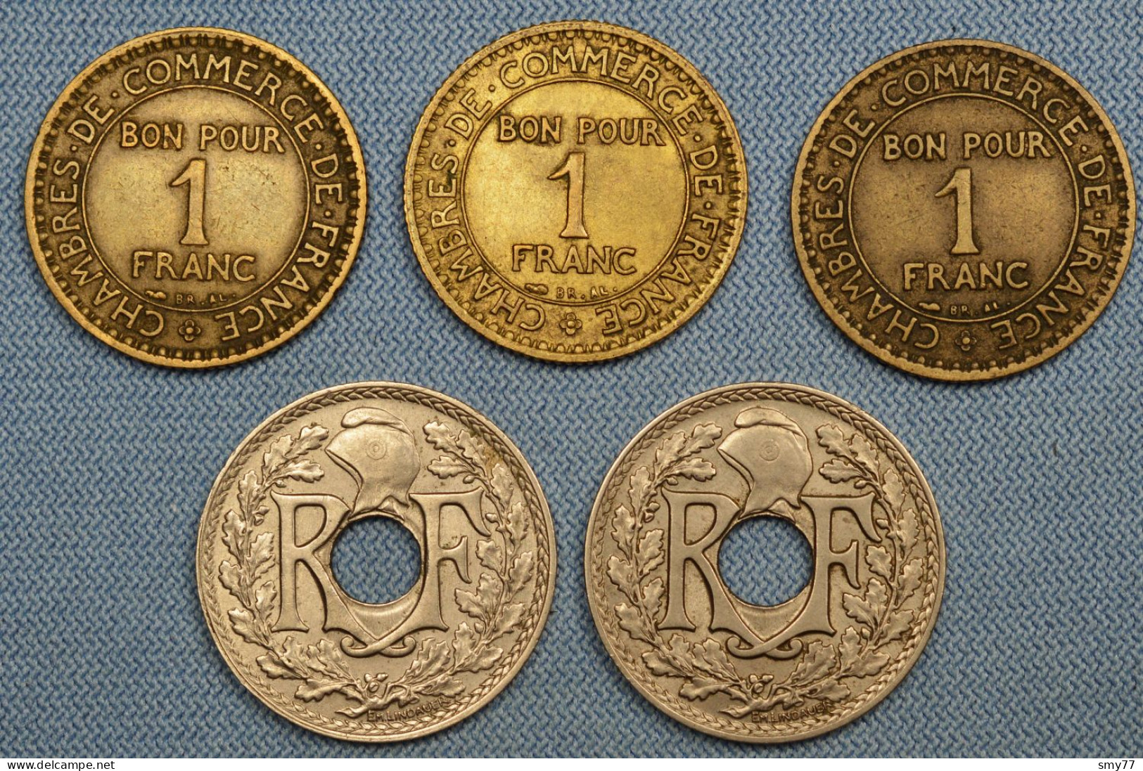 France • Lot  5x • Including Some Scarcer Coins Or In High Grade • See Details • Lindauer / Chambre De Commerce • [24-60 - Andere & Zonder Classificatie