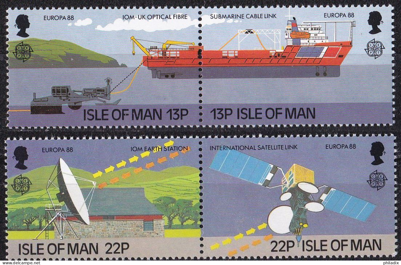 Insel Man Satz Von 1988 **/MNH (A5-6) - Isle Of Man