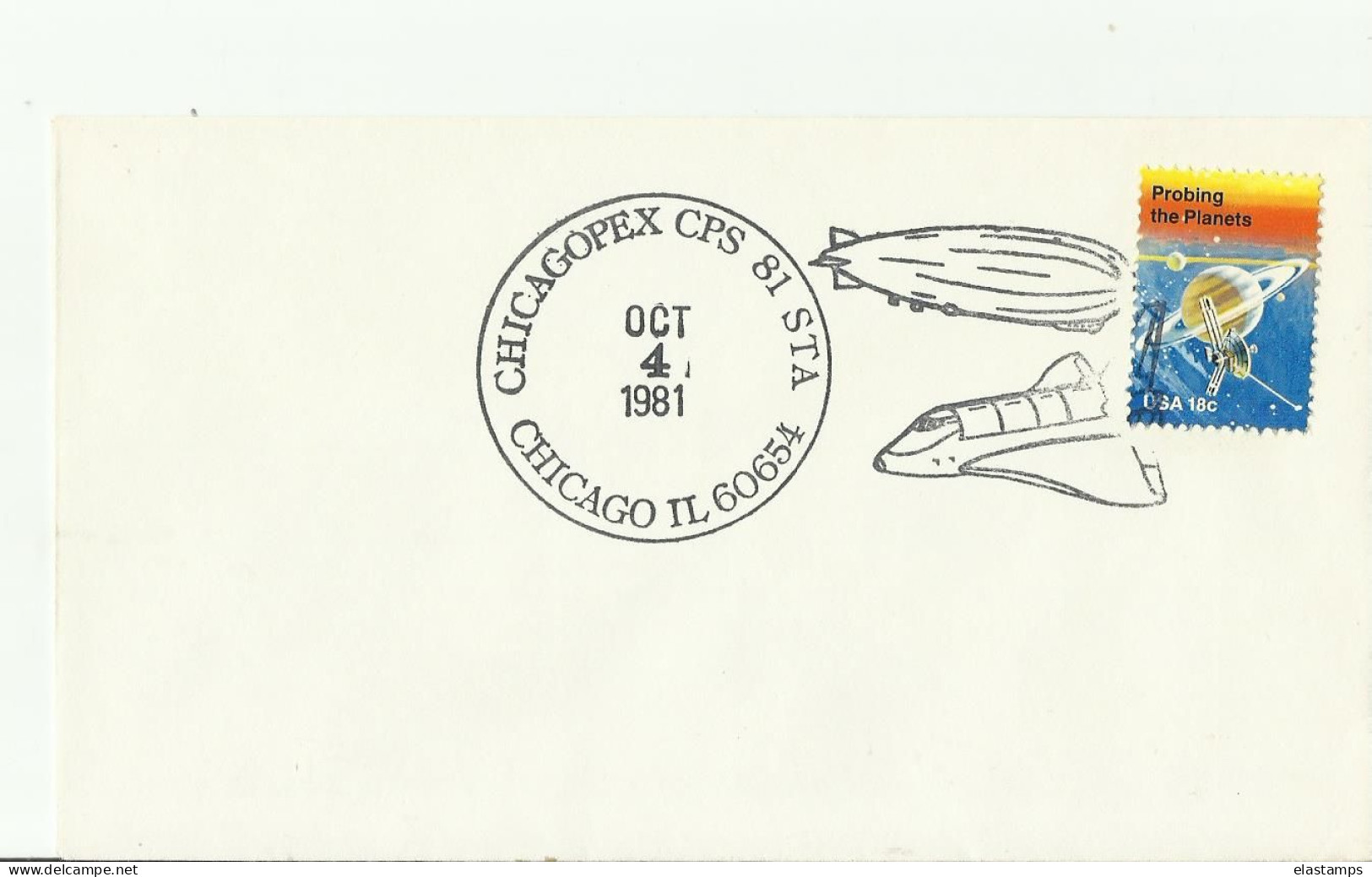 ZEPPELIN USA 2* FDC1981 - 1981-1990