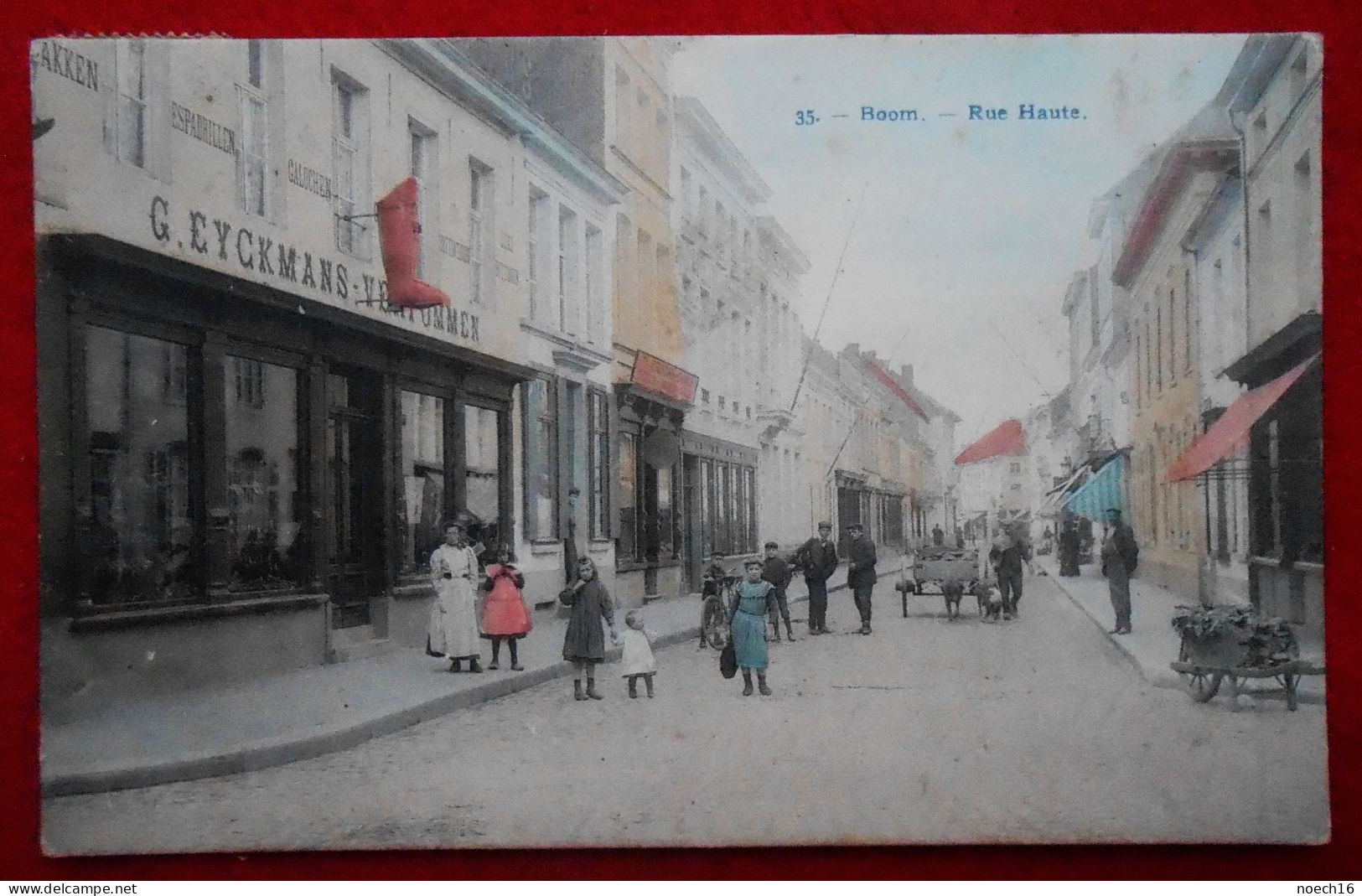 CPA 191? Couleur Boom, Rue Haute - Boom