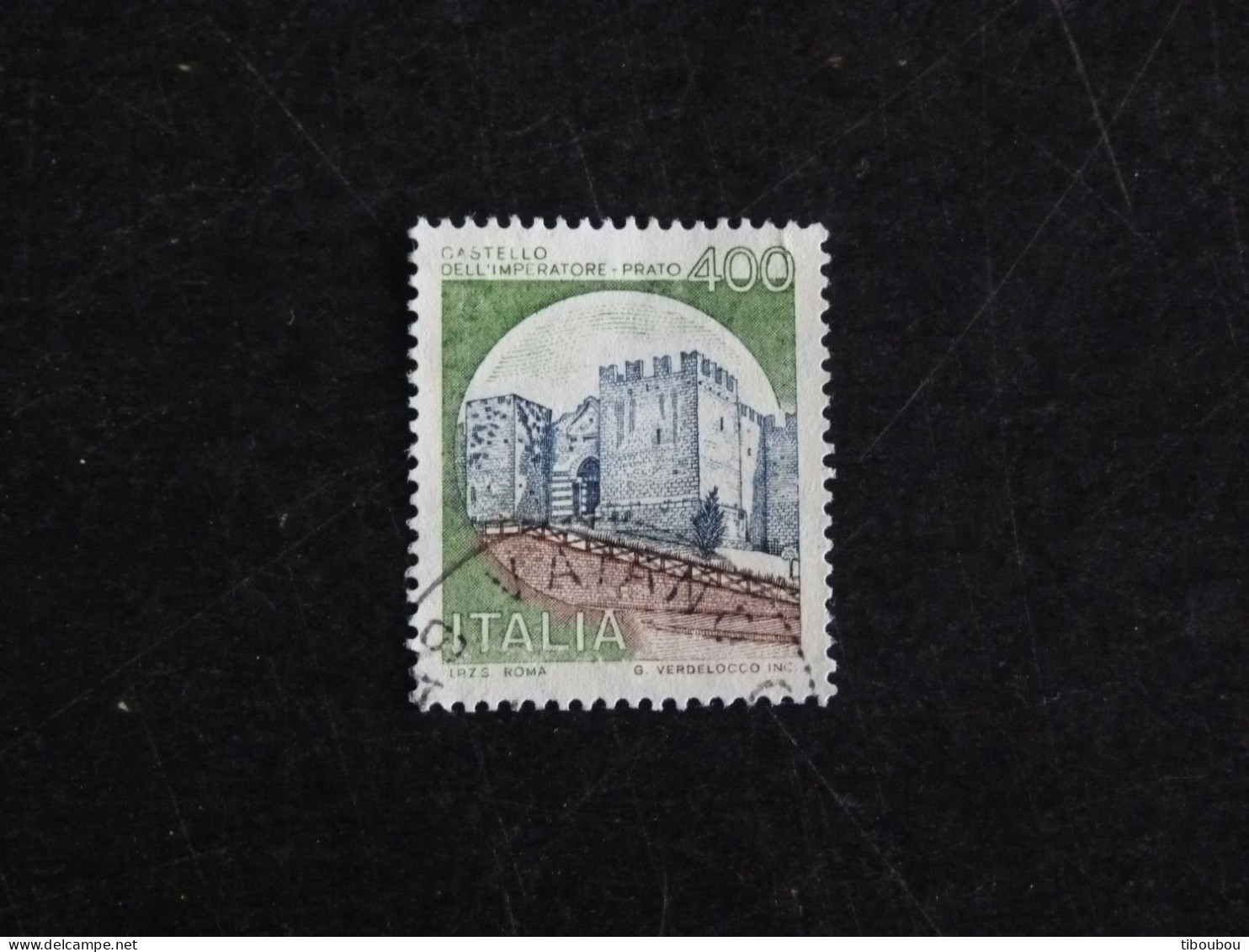 ITALIE ITALIA YT 1449 OBLITERE - CHATEAU DELL IMPERATORE PRATO FIRENZE - 1971-80: Used