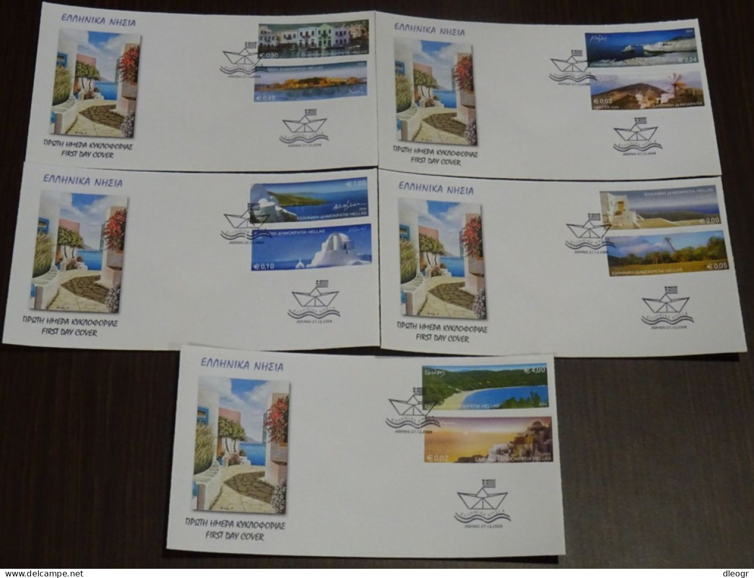 Greece 2004 Greek Islands Unofficial FDC - FDC