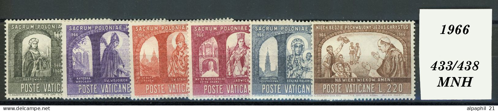 Città Del Vaticano: Mieszko I And Queen, 1966 - Unused Stamps