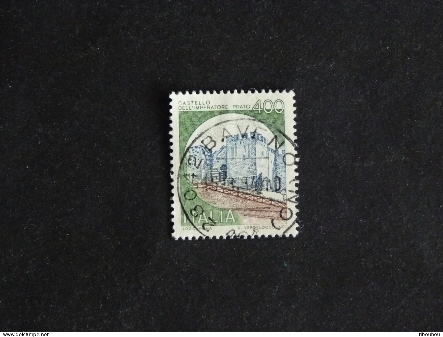 ITALIE ITALIA YT 1449 OBLITERE - CHATEAU DELL IMPERATORE PRATO FIRENZE - 1971-80: Oblitérés