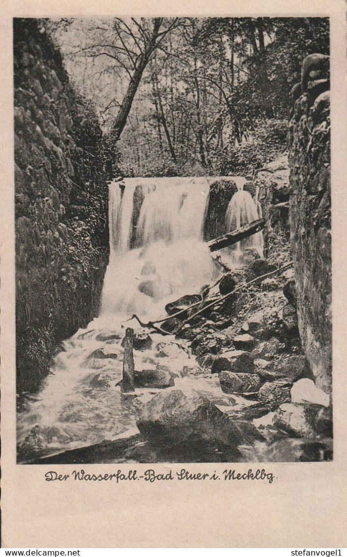 Röbel - Bad Stuer Wasserfall Gel. 1944 - Roebel