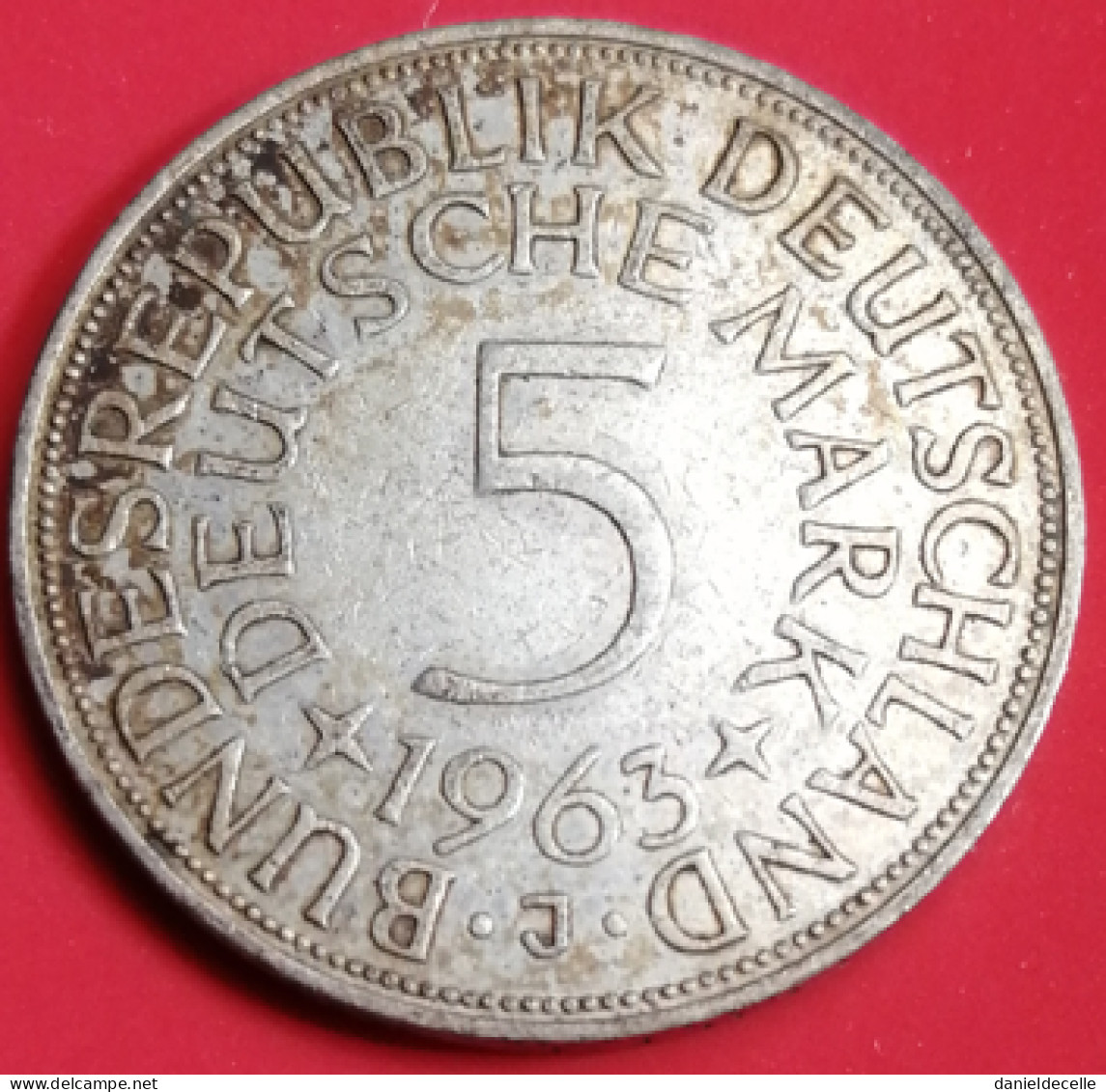 5 Mark RFA 1963 J (Hambourg) - 5 Reichsmark