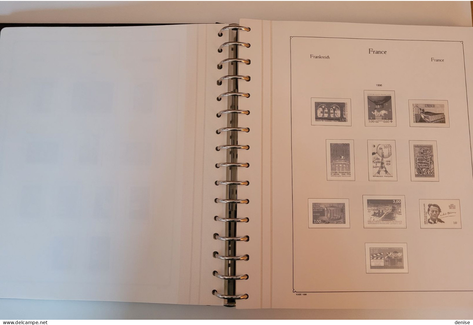 Album Pour Timbres De France - KABE Avec 81 Pages  - Année 1994 à 2001 - Binders With Pages