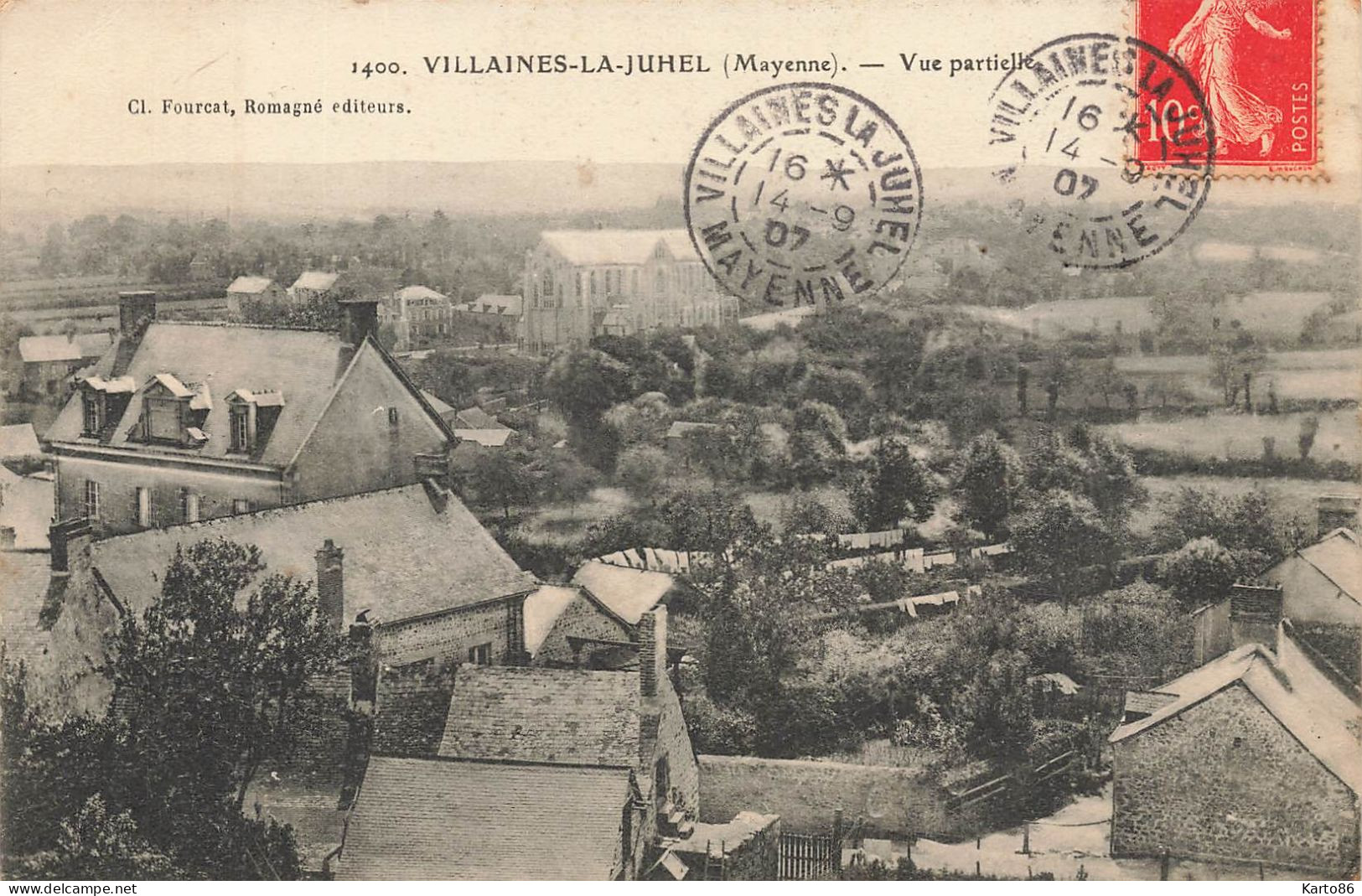 Villaines La Juhel * Vue Partielle Sur Le Village - Villaines La Juhel