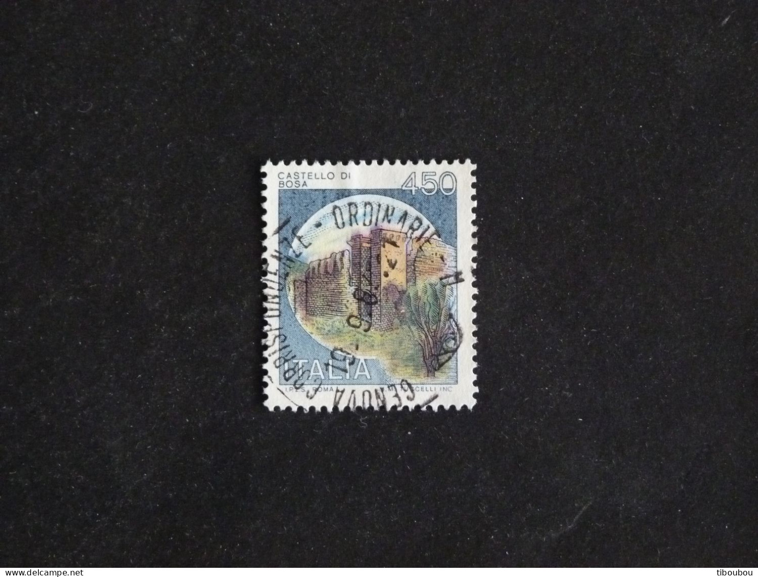 ITALIE ITALIA YT 1450 OBLITERE - CHATEAU DE BOSA NUORO - 1971-80: Oblitérés