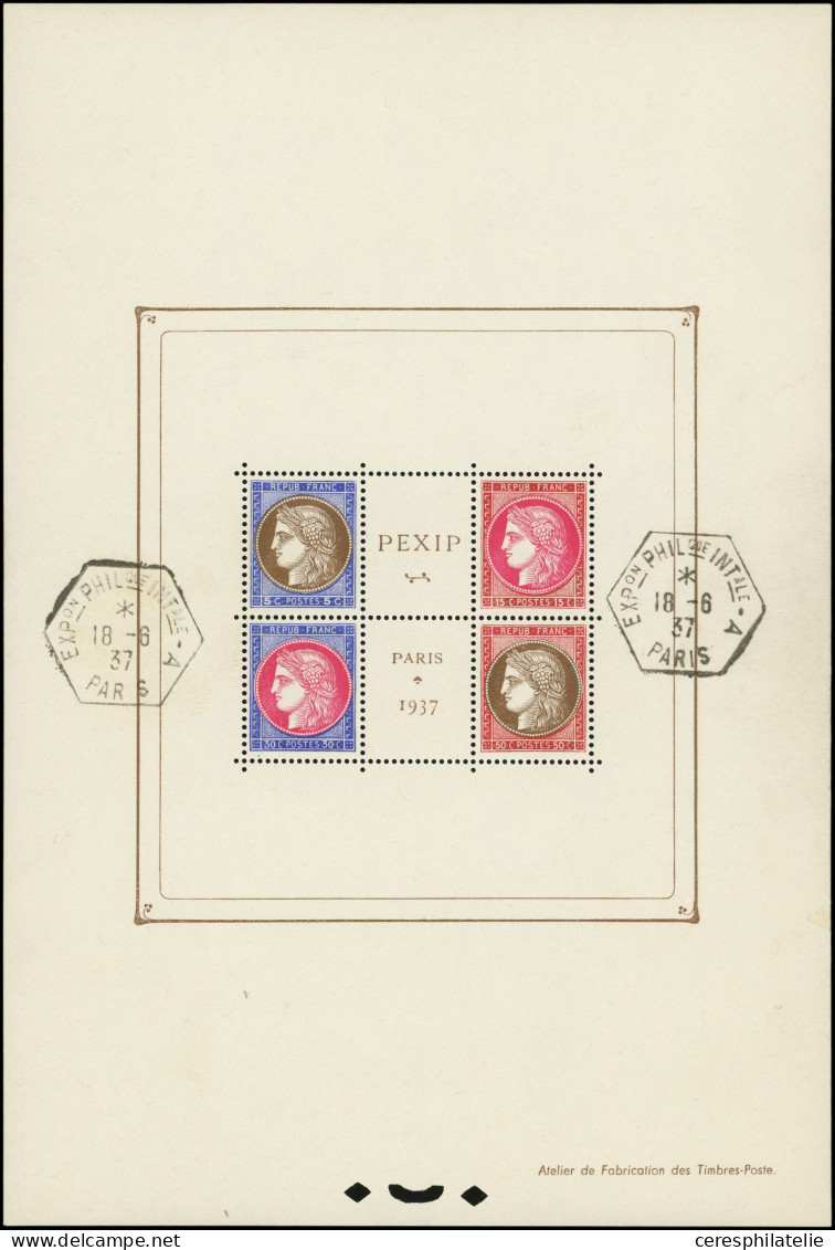 ** EMISSIONS DU XXe SIECLE - 348/51 Pexip, BF N°3, Oblitération Hors Timbres, Pleine Gomme, TB - Nuovi