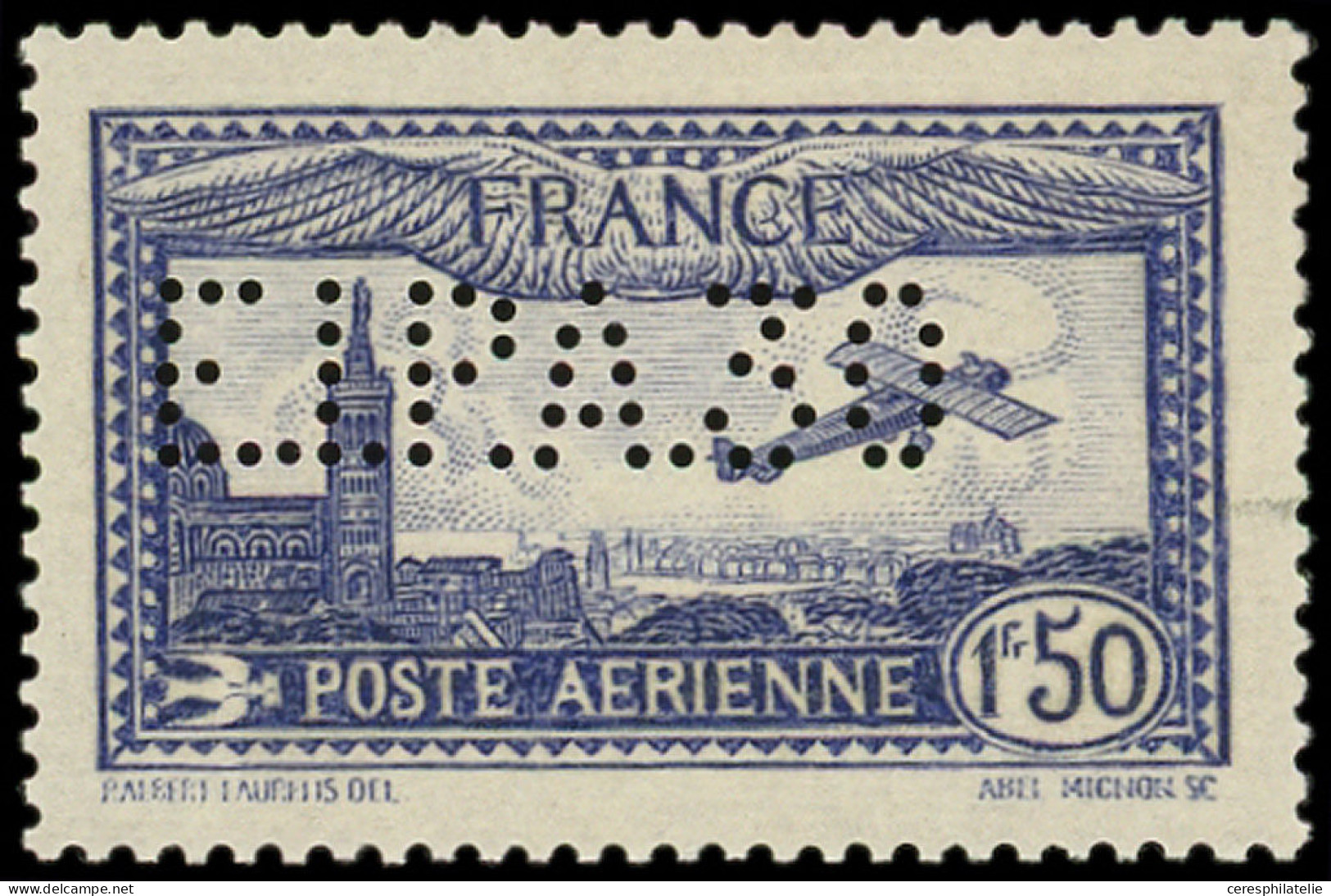 ** POSTE AERIENNE - 6c  1f.50 Outremer, E.I.P.A. 30, TB. C - 1927-1959 Nuevos