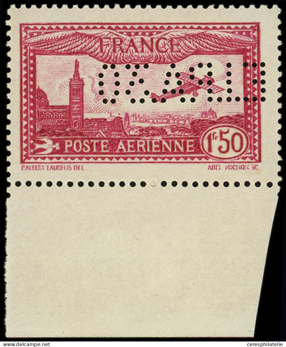 ** POSTE AERIENNE - 6d  1f.50 Carmin, E.I.P.A. 30, Bdf, TB. C - 1927-1959 Nuovi