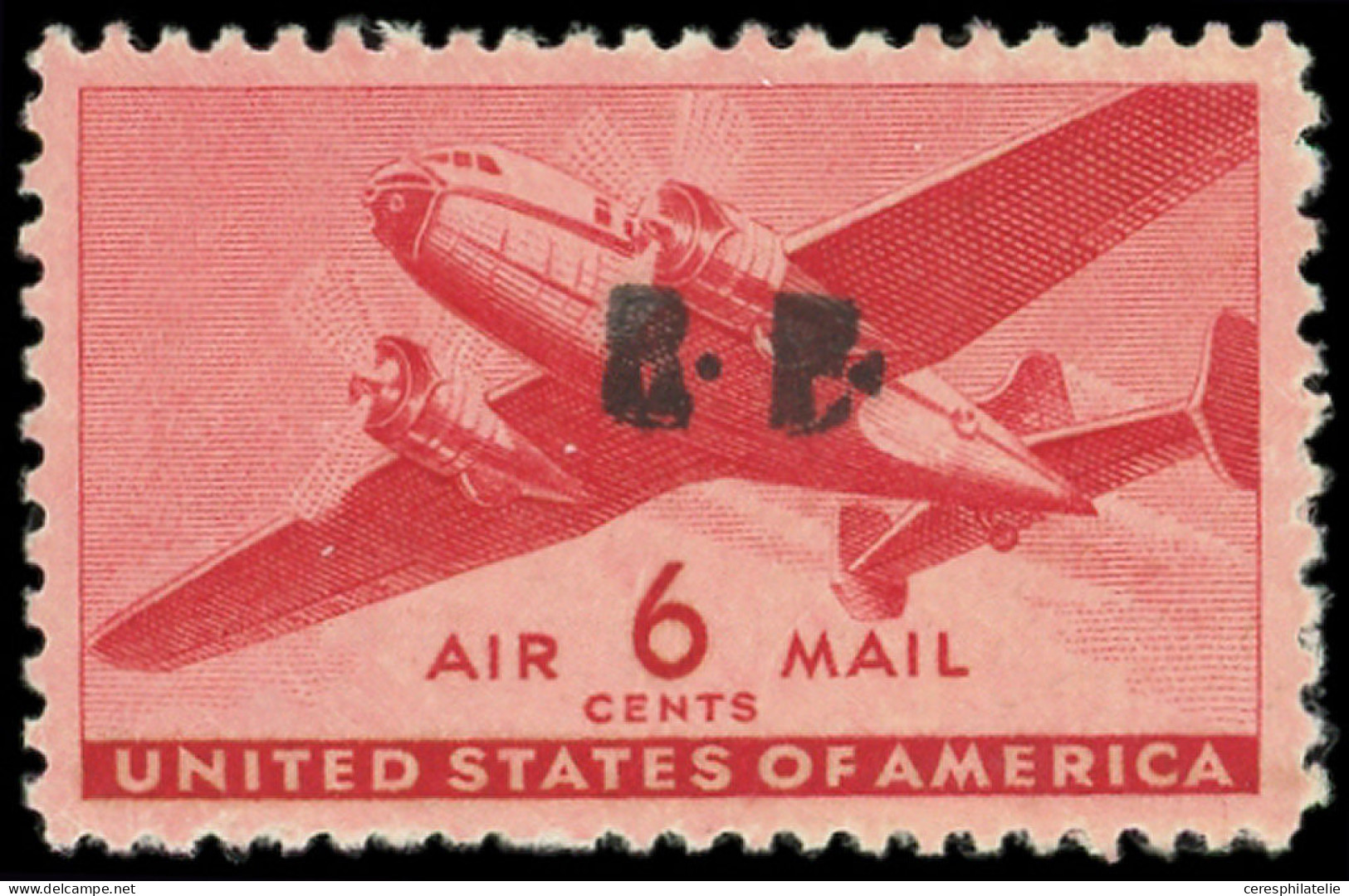 ** Poste Aérienne Militaire -  26 : 6c. Rouge, Surch. COTONOU T I, TB - Military Airmail