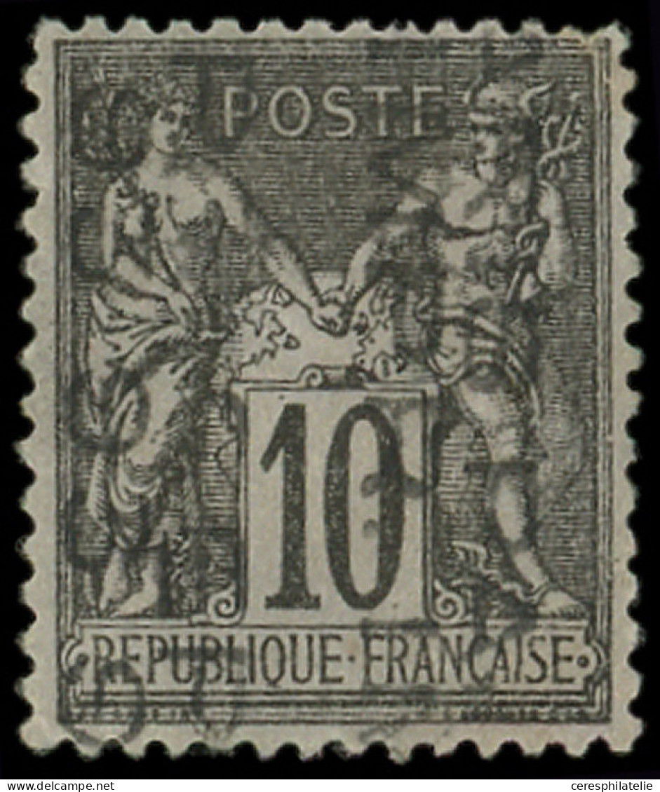 (*) PREOBLITERES - 16  Sage, 10c. Noir Sur Lilas, SEPT 93 SANS Quantième, Bon Centrage, TB. Br - 1893-1947