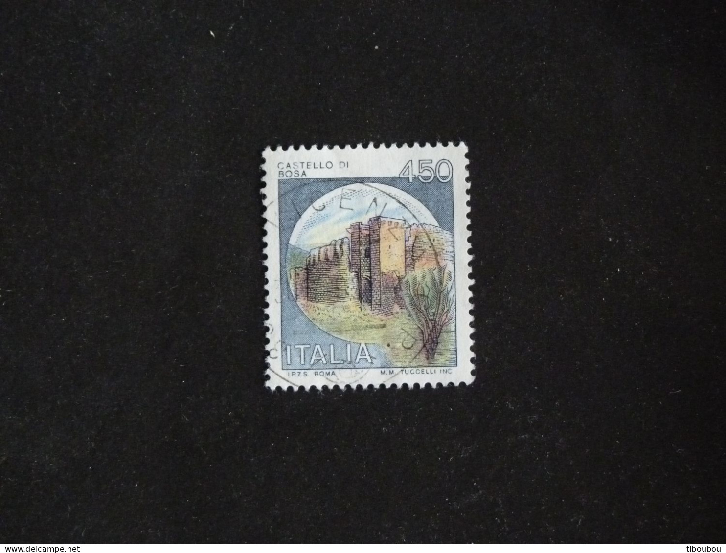 ITALIE ITALIA YT 1450 OBLITERE - CHATEAU DE BOSA NUORO - 1971-80: Used