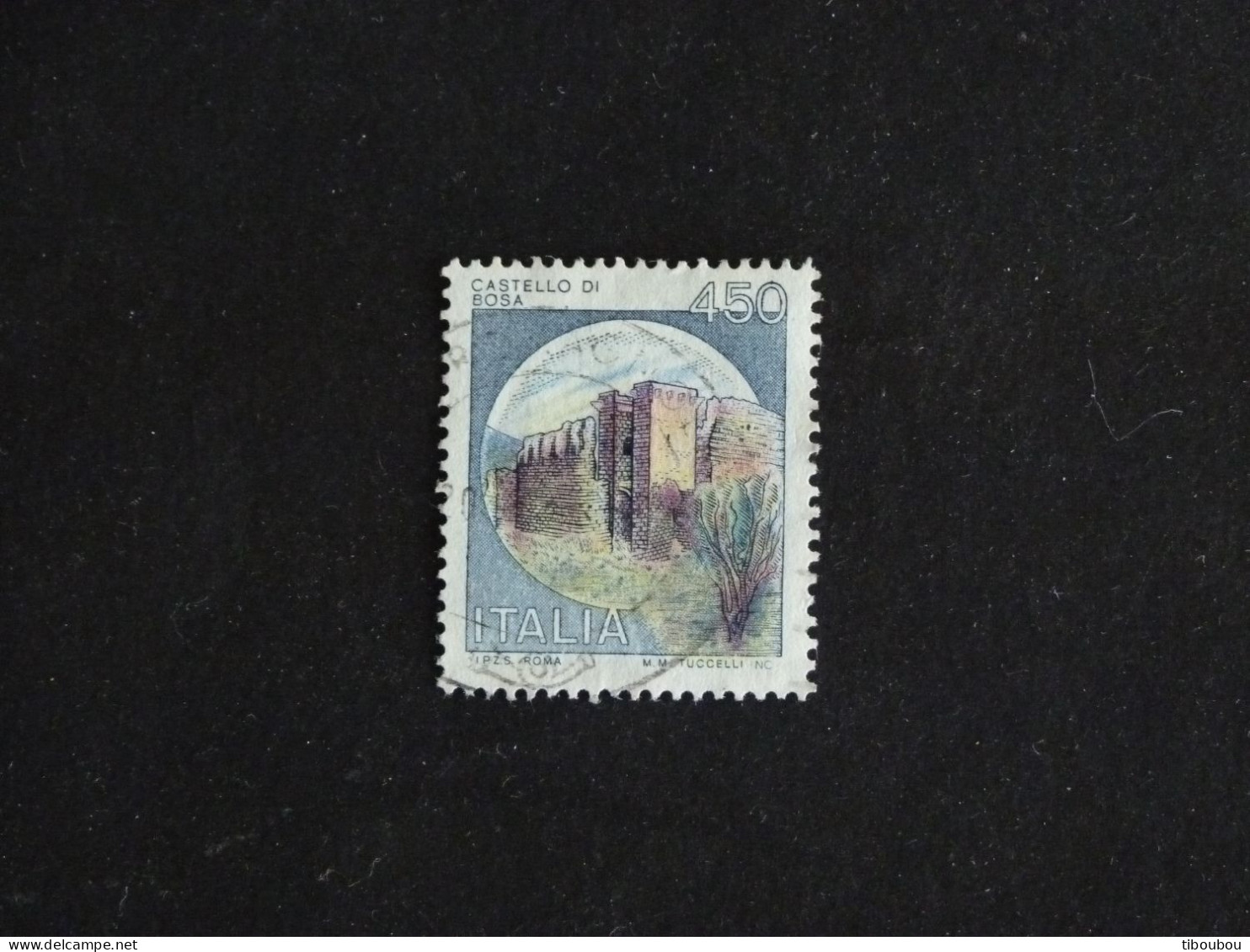 ITALIE ITALIA YT 1450 OBLITERE - CHATEAU DE BOSA NUORO - 1971-80: Oblitérés