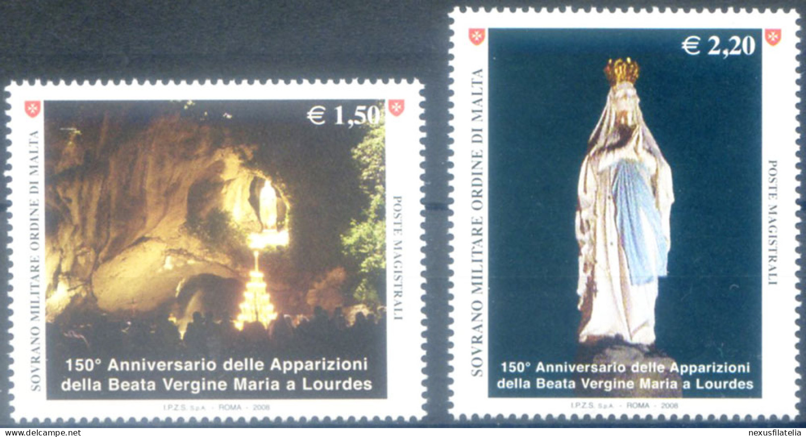 Madonna Di Lourdes 2008. - Malte (Ordre De)