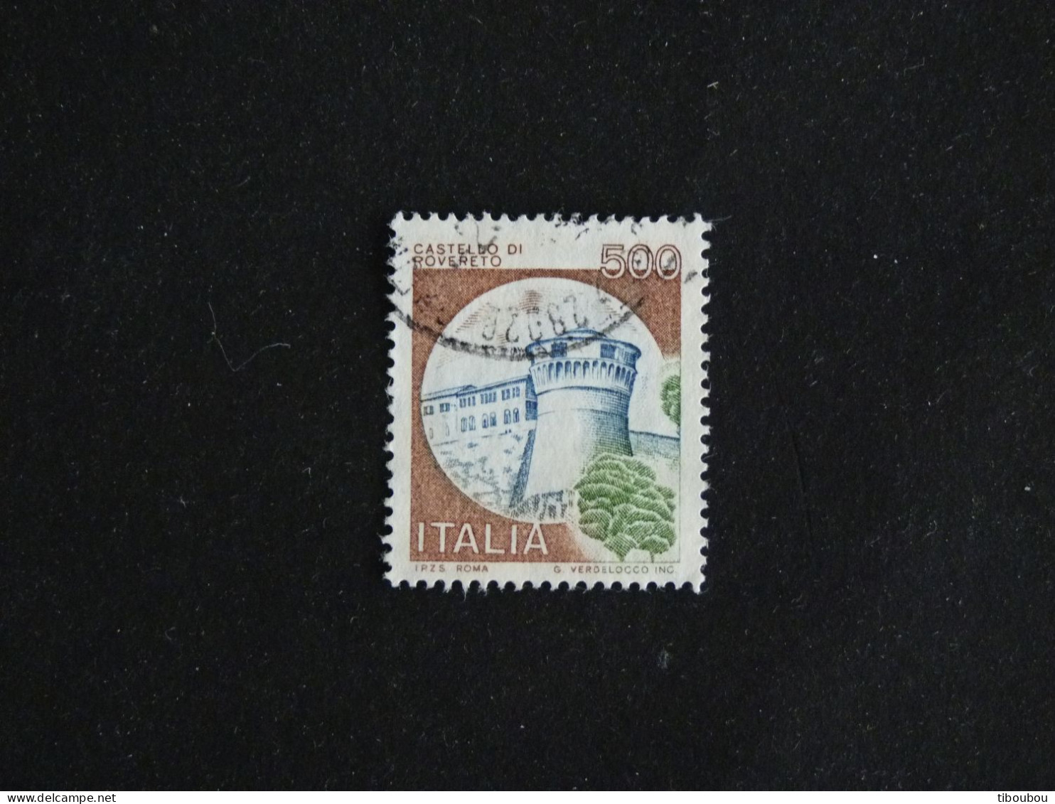 ITALIE ITALIA YT 1451 OBLITERE - CHATEAU DE ROVERETO TRENTE - 1971-80: Oblitérés