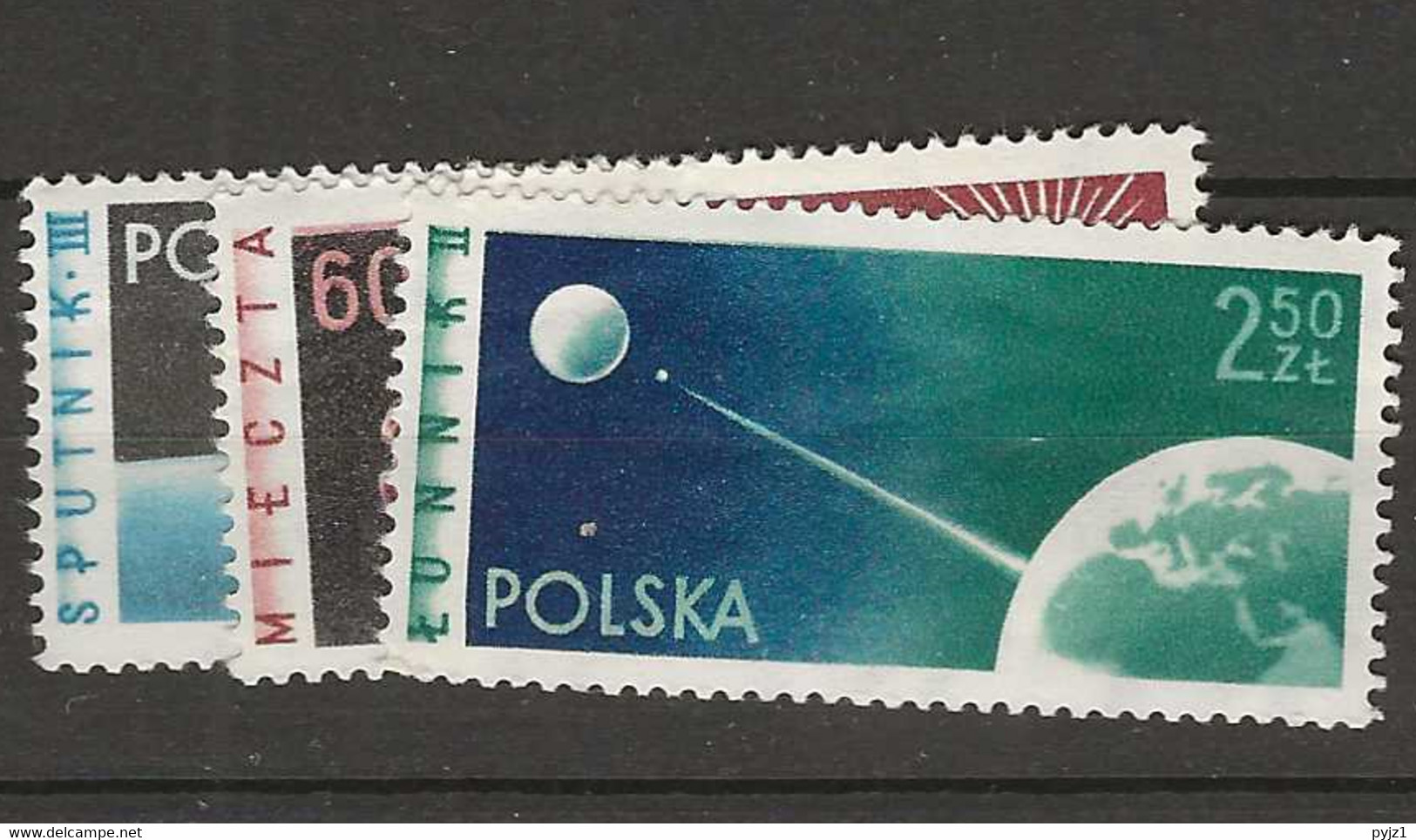 1959 MNH  Poland, Mi 1127-29 Postfris** - Neufs