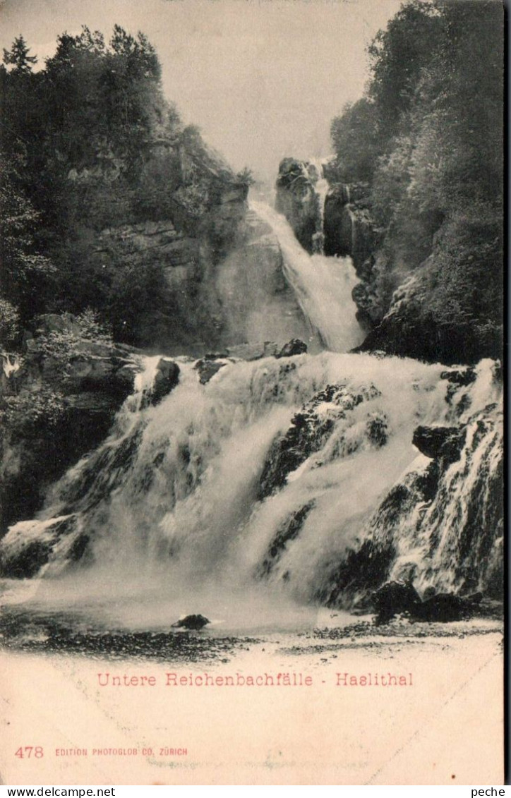 N°734 Z -cpa Untere Reichenbachfälle - Reichenbach Im Kandertal