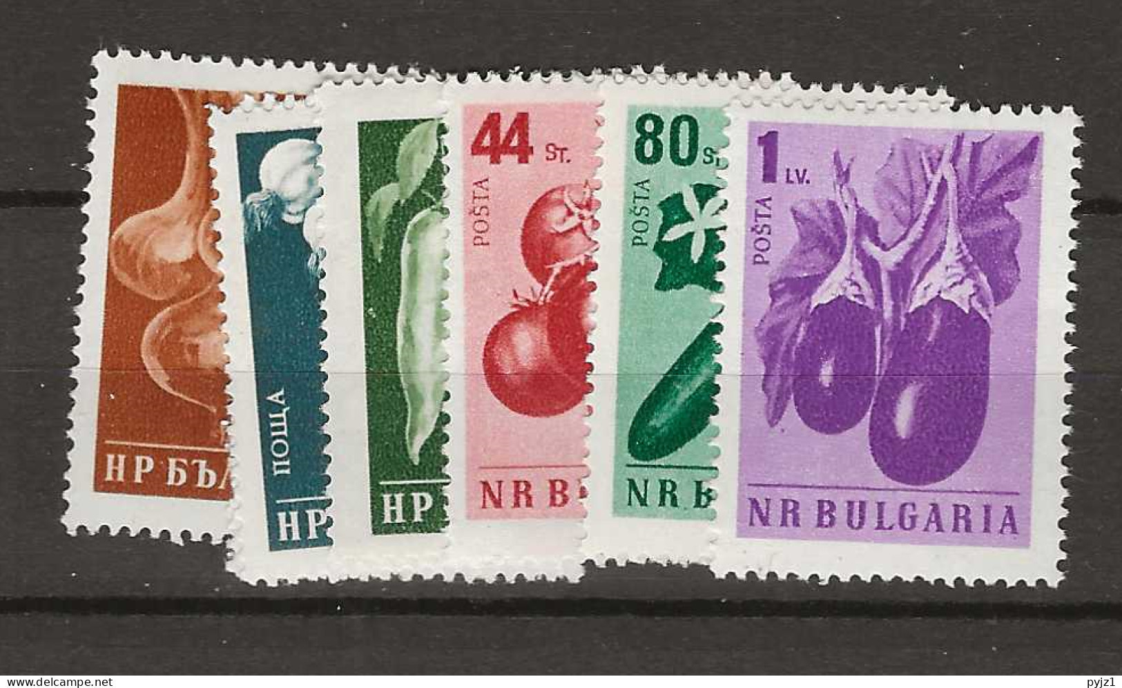 1958 MNH Bulgaria, Mi 1079-84, Postfris** - Nuovi