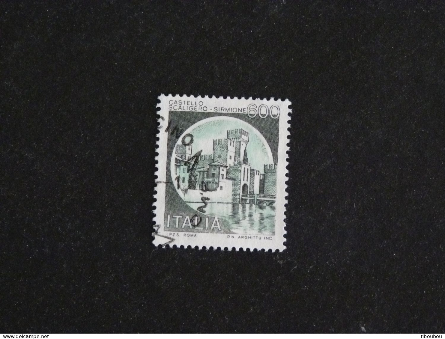 ITALIE ITALIA YT 1452 OBLITERE - CHATEAU DE SCALIGERO SIRMIONE BRESCIA - 1971-80: Afgestempeld