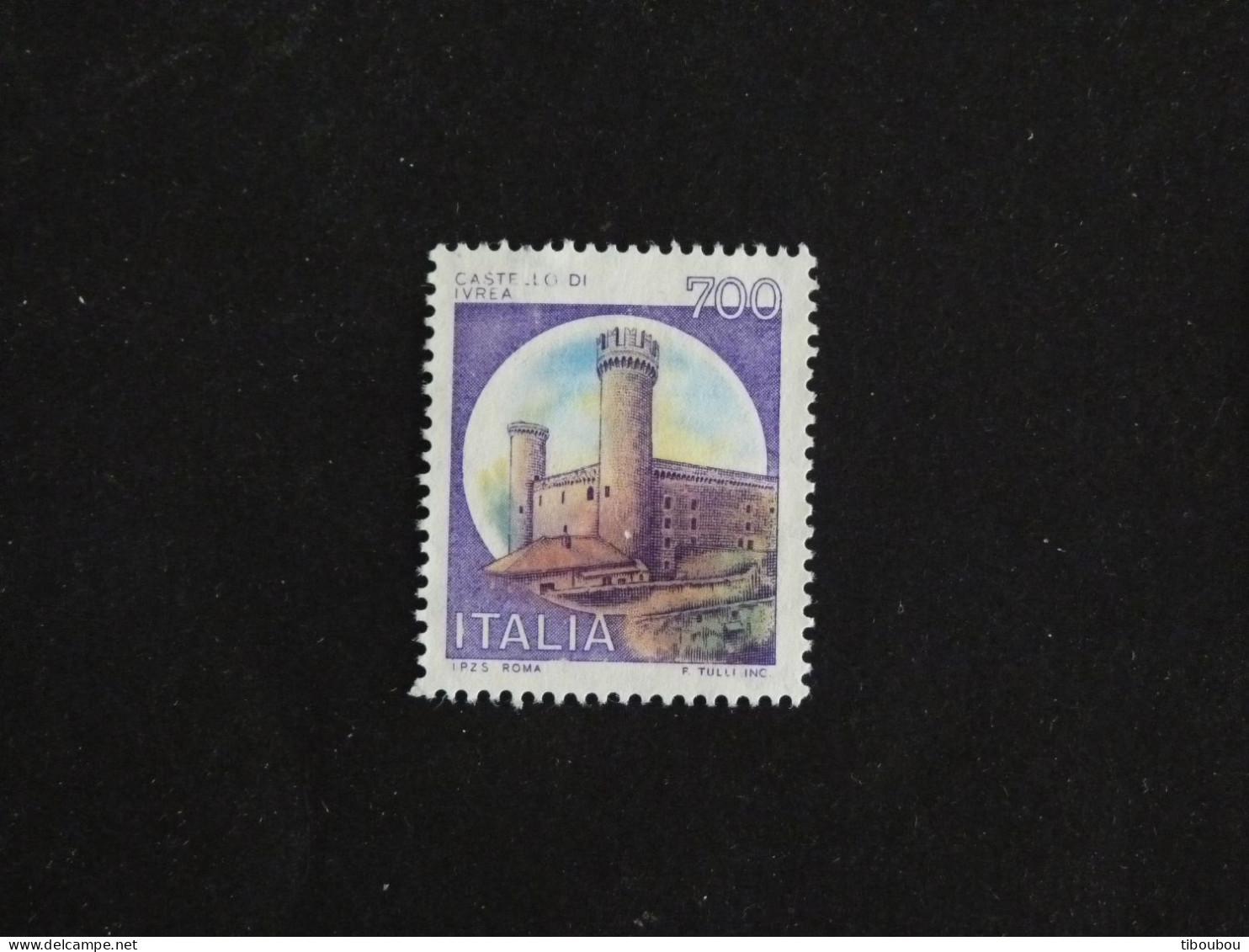 ITALIE ITALIA YT 1453 OBLITERE - CHATEAU DE IVREA TURIN - 1971-80: Afgestempeld