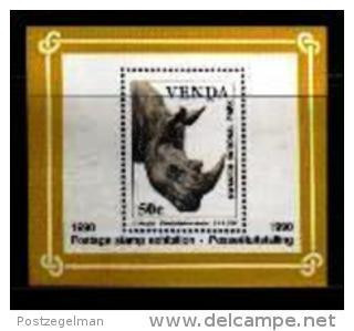 VENDA, 1990, MNH Stamp(s), Wildlife Animals,  Nr(s)  200-203ms Block 6, Scan F5693 - Venda