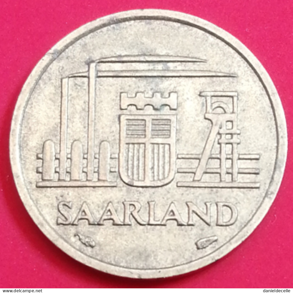 10 Franken Saarland 1954 (Allemagne) - 10 Francos