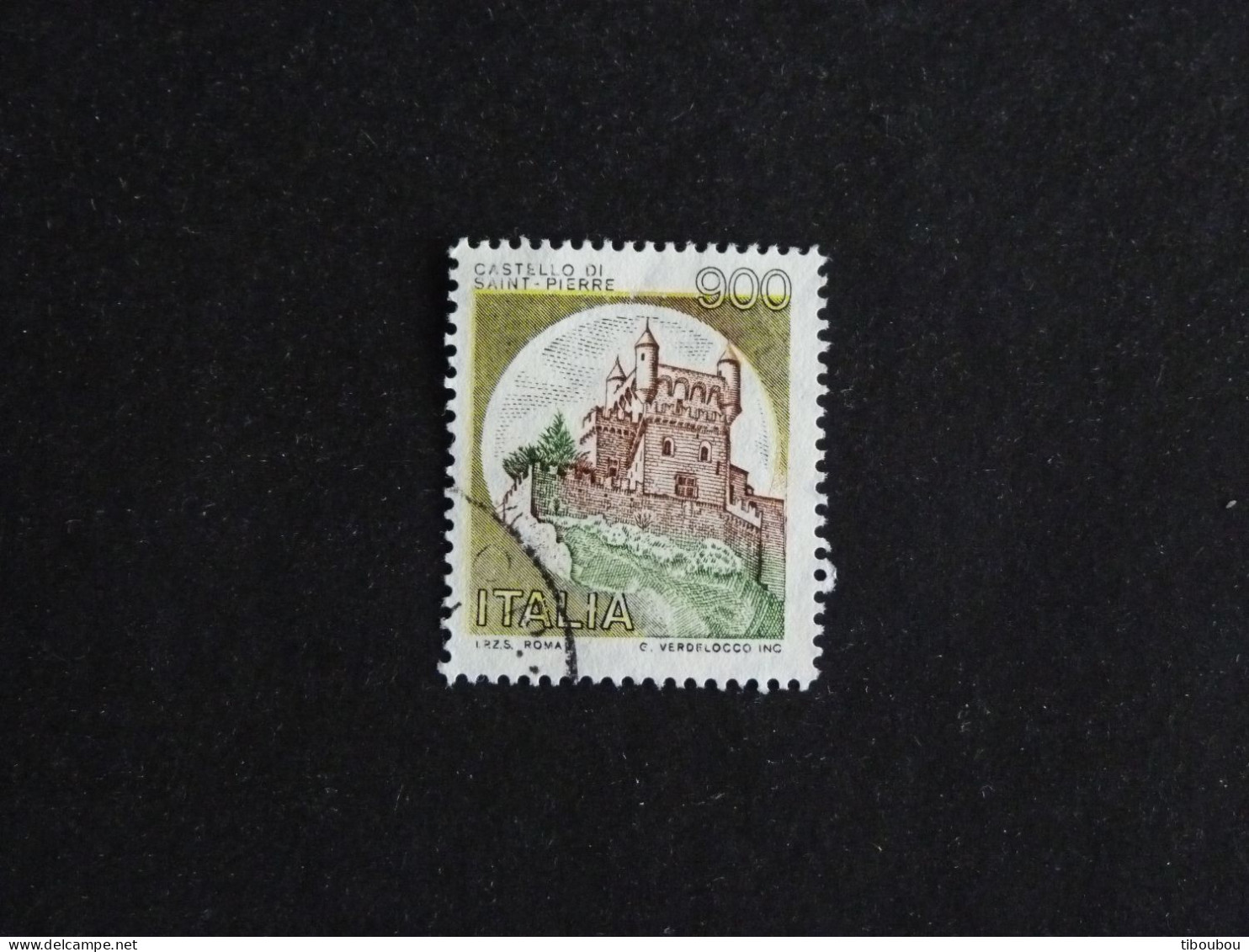 ITALIE ITALIA YT 1455 OBLITERE - CHATEAU DE SAINT PIERRE AOSTE - 1971-80: Used