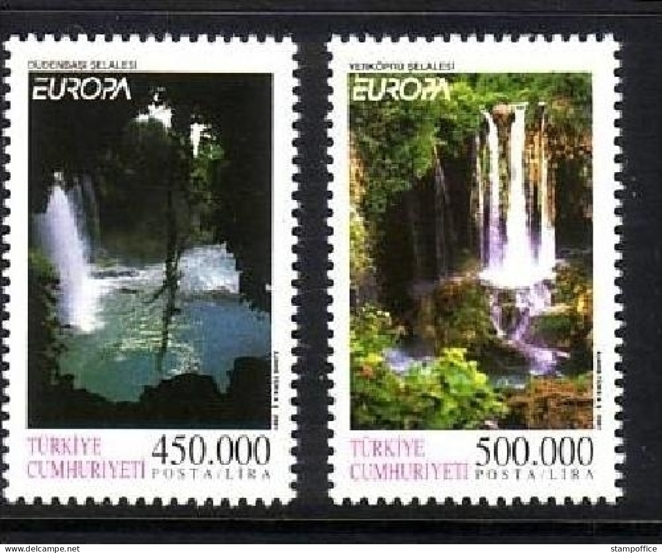 TÜRKEI MI-NR. 3260-3261 POSTFRISCH(MINT) EUROPA 2001 WASSER - 2001