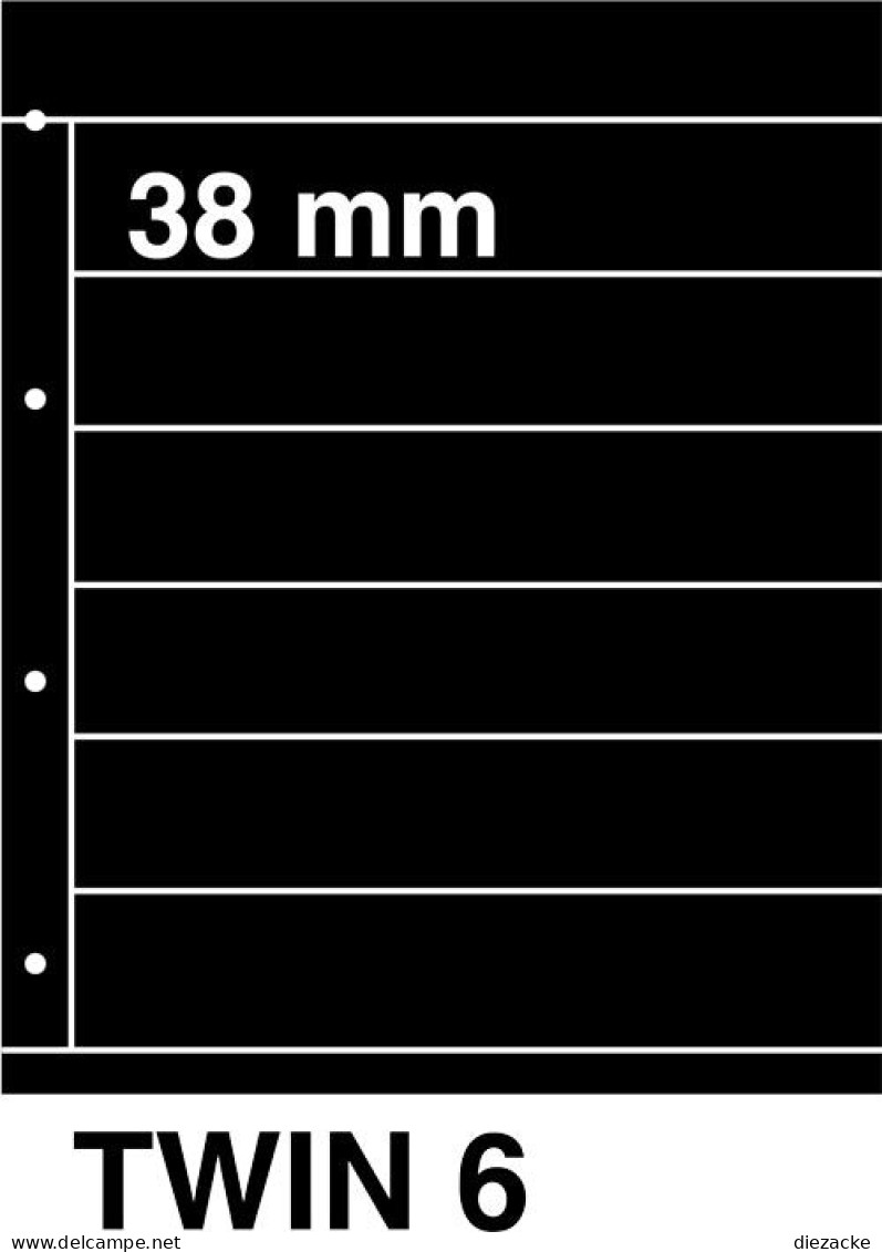 DAVO Kosmos Einsteckblatt TWIN 6, 5er Pack DV529706 Neu ( - Sonstige & Ohne Zuordnung