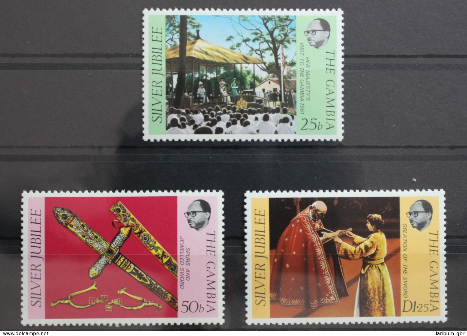 Gambia 339-341 Postfrisch #ST398 - Gambia (1965-...)