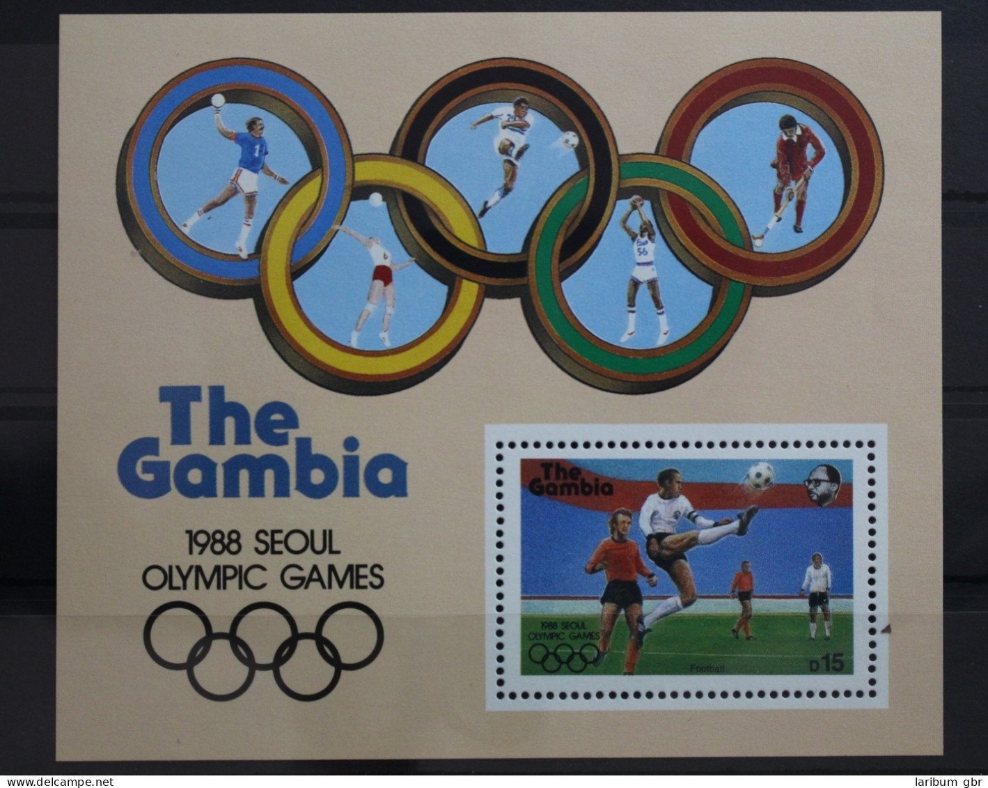 Gambia Block 38 Mit 710 Postfrisch Olympische Sommerspiele #ST464 - Gambie (1965-...)