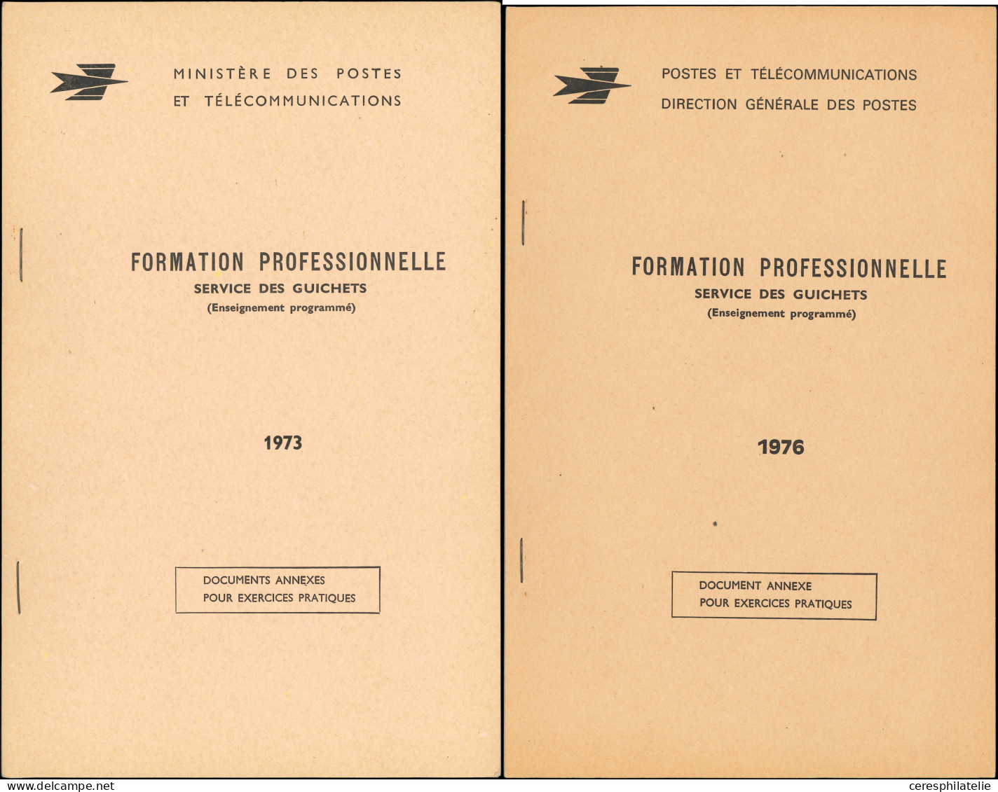 Spécialités Diverses - FICTIFS 2 Carnets N°FC3 Et FC5 De 1973 ET 1976 + 6 Lettres Des Cours D'Instruction, TB - Finti