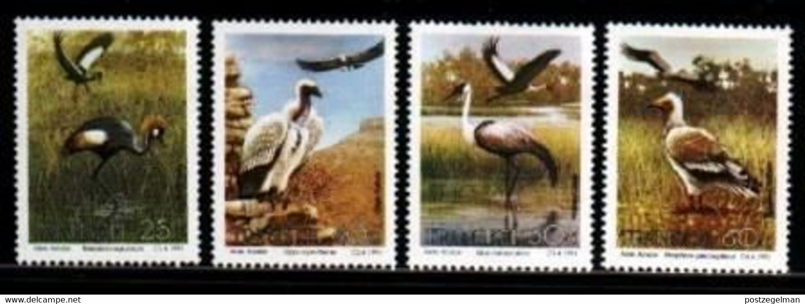 TRANSKEI, 1991,  MNH Stamp(s), Endangered Birds,  Nr(s)  271-274 - Transkei