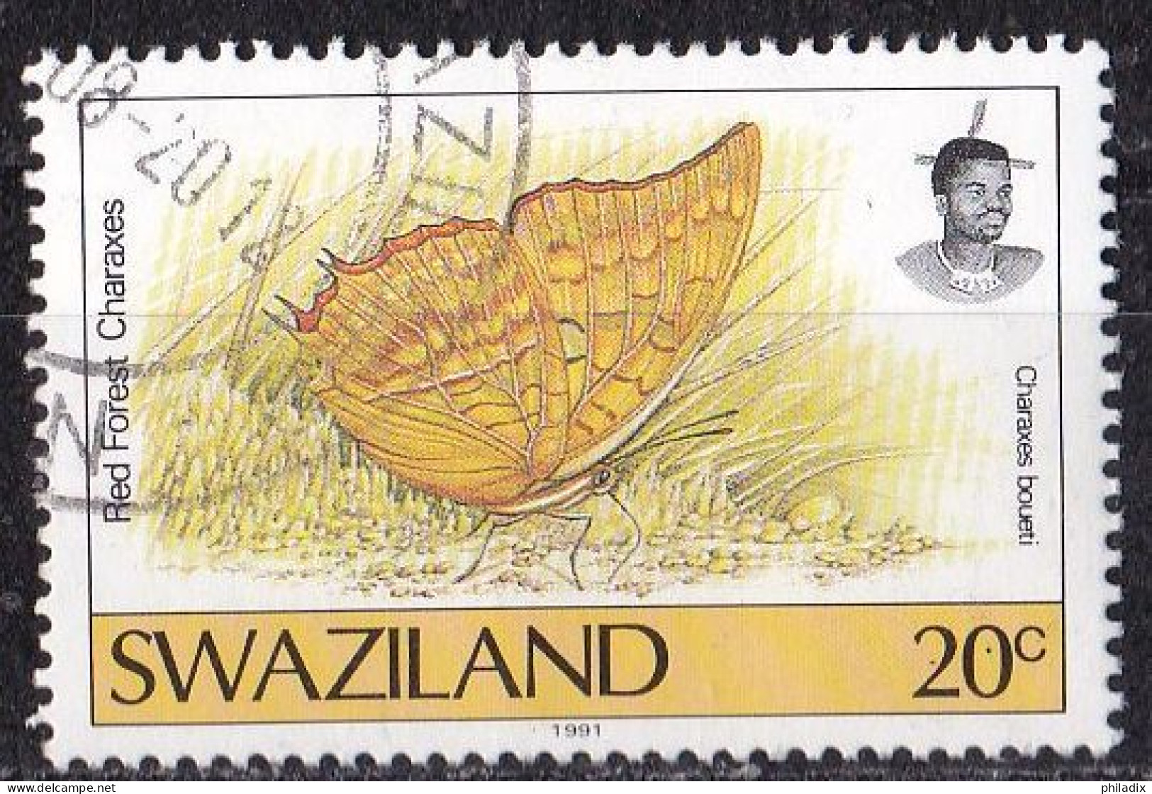 Swaziland Marke Von 1992 O/used (A5-6) - Swaziland (1968-...)