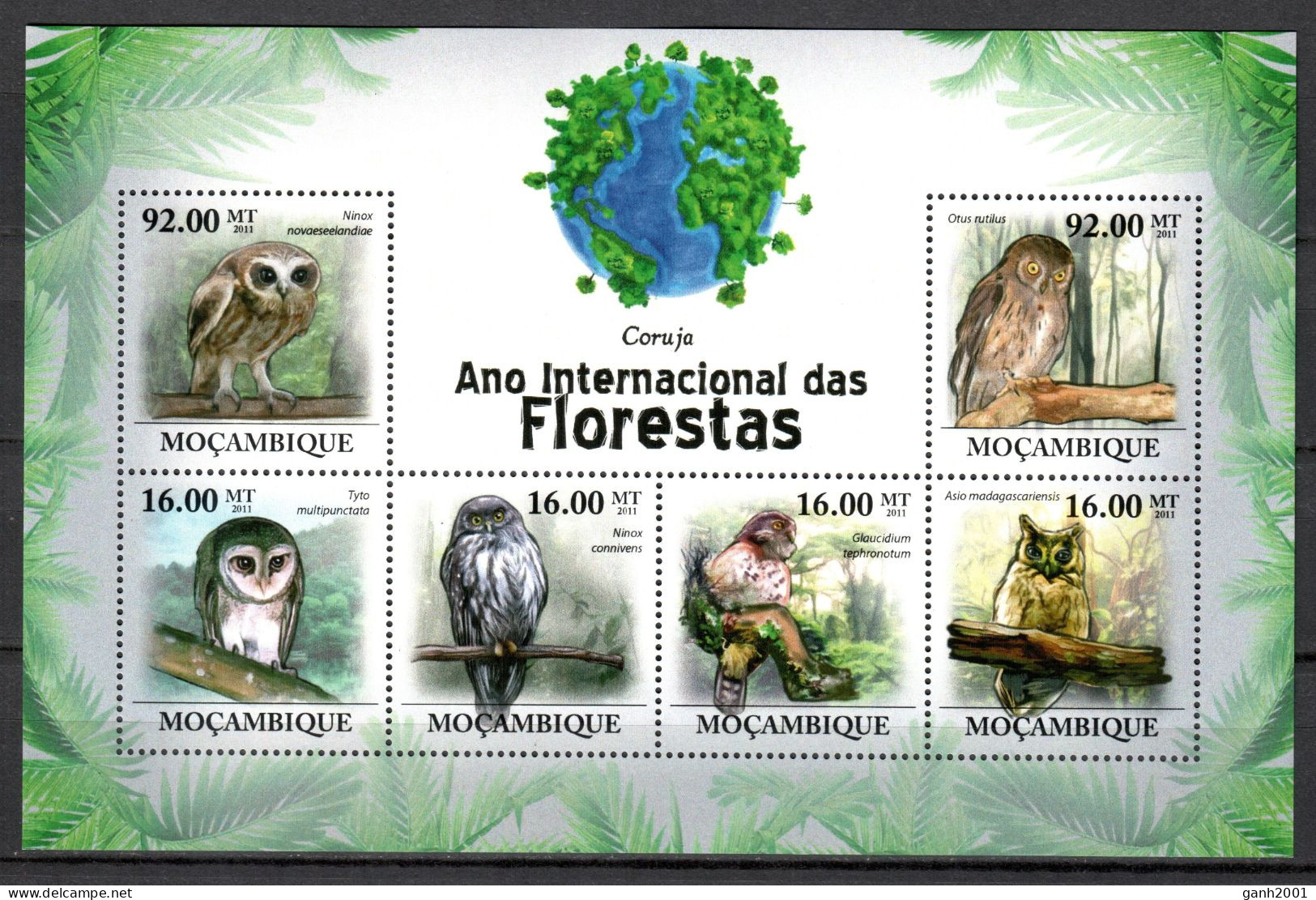 Mozambique 2011 / Birds MNH Vögel Aves Uccelli Oiseaux / Cu22419  3-28 - Other & Unclassified