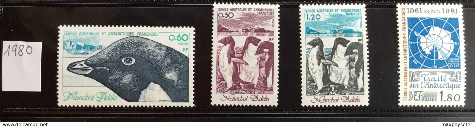 TAAF. 1980 - Unused Stamps