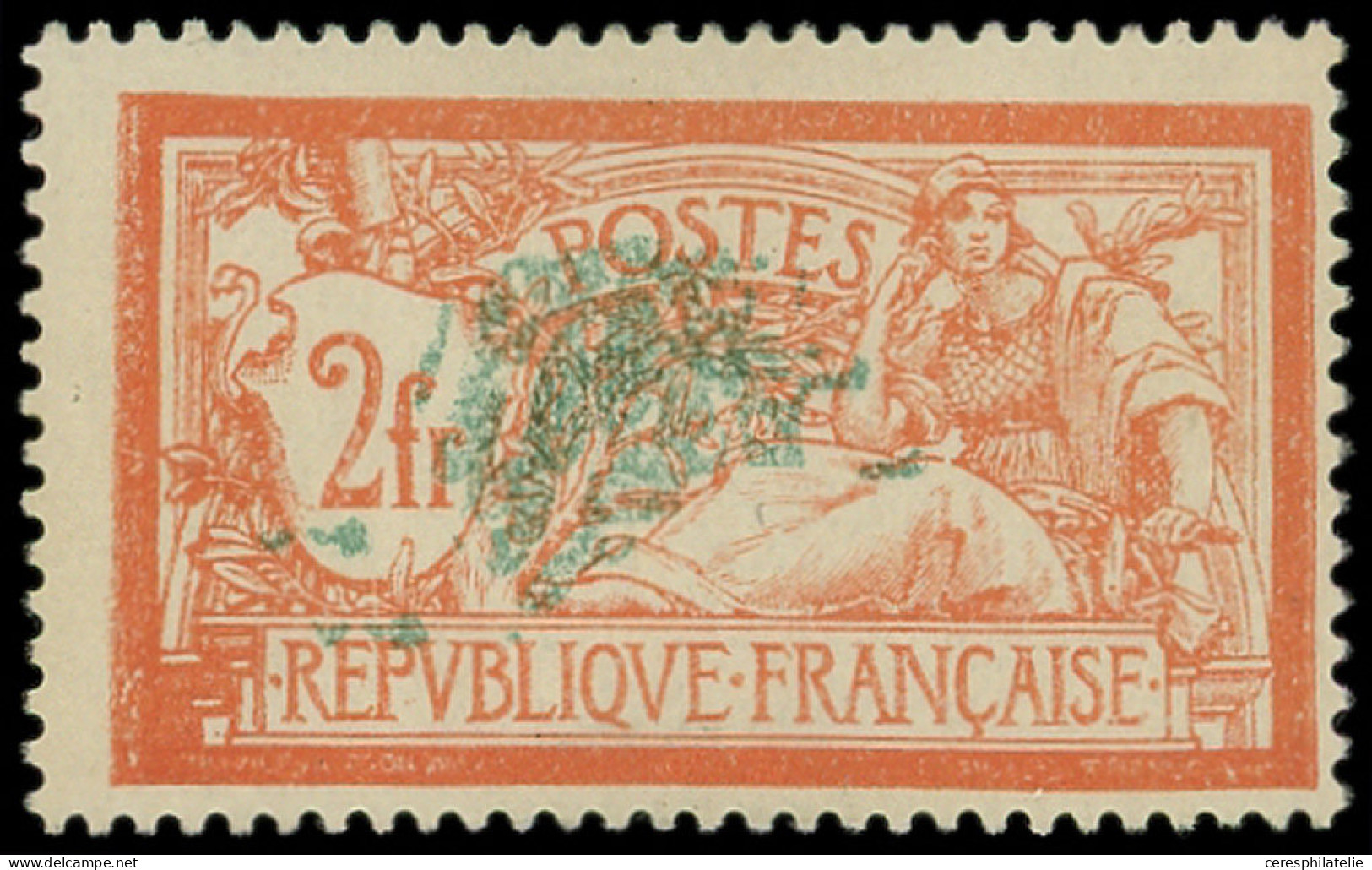 ** VARIETES - 145a  Merson,  2f. Orange Et Vert-bleu, DOUBLE Teinte De Fond, TB - Ongebruikt