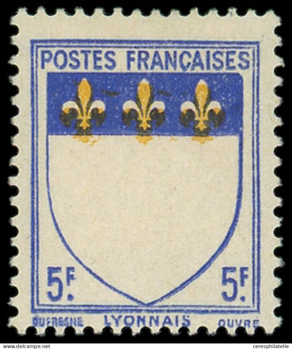 * VARIETES - 572a  Lyonnais, SANS Le Rouge, TB - Unused Stamps