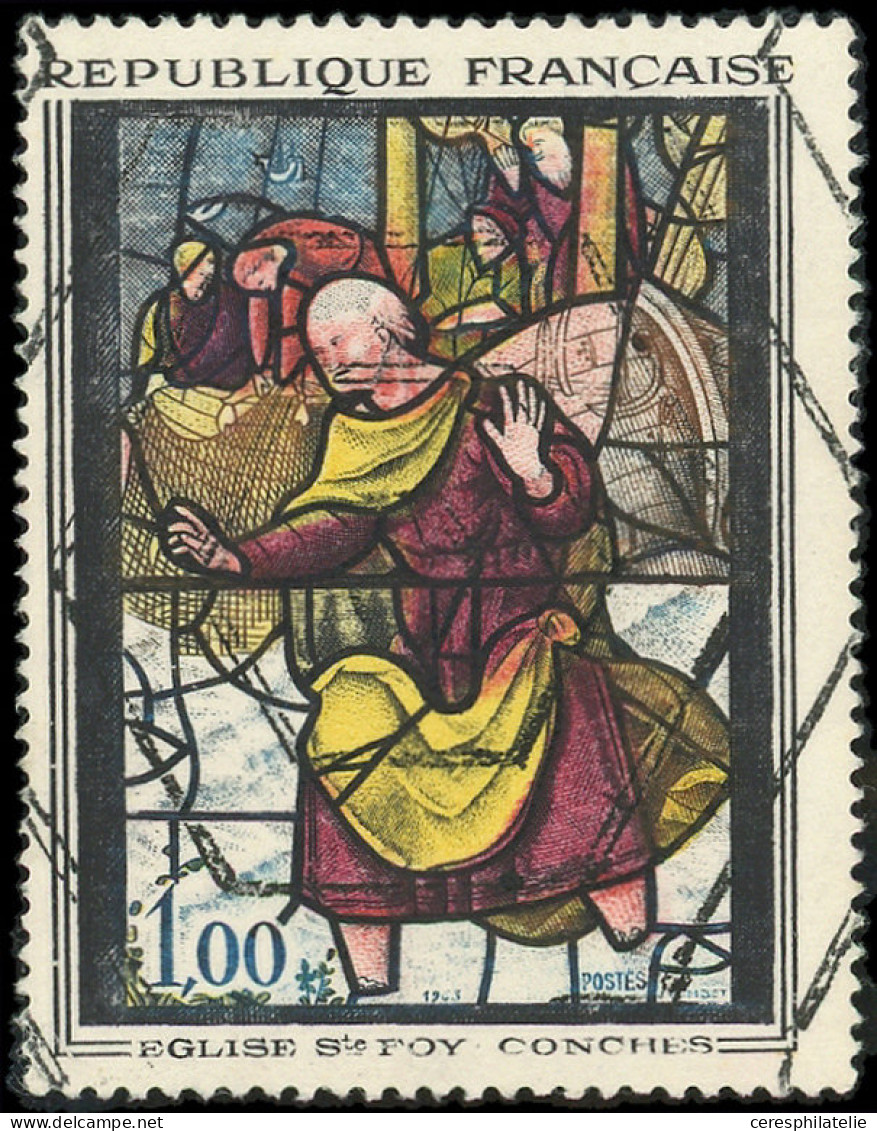 VARIETES - 1377   Sainte Foy De Conches, ANNULATION Hexagonale Des Rebuts, TB. C - Used Stamps