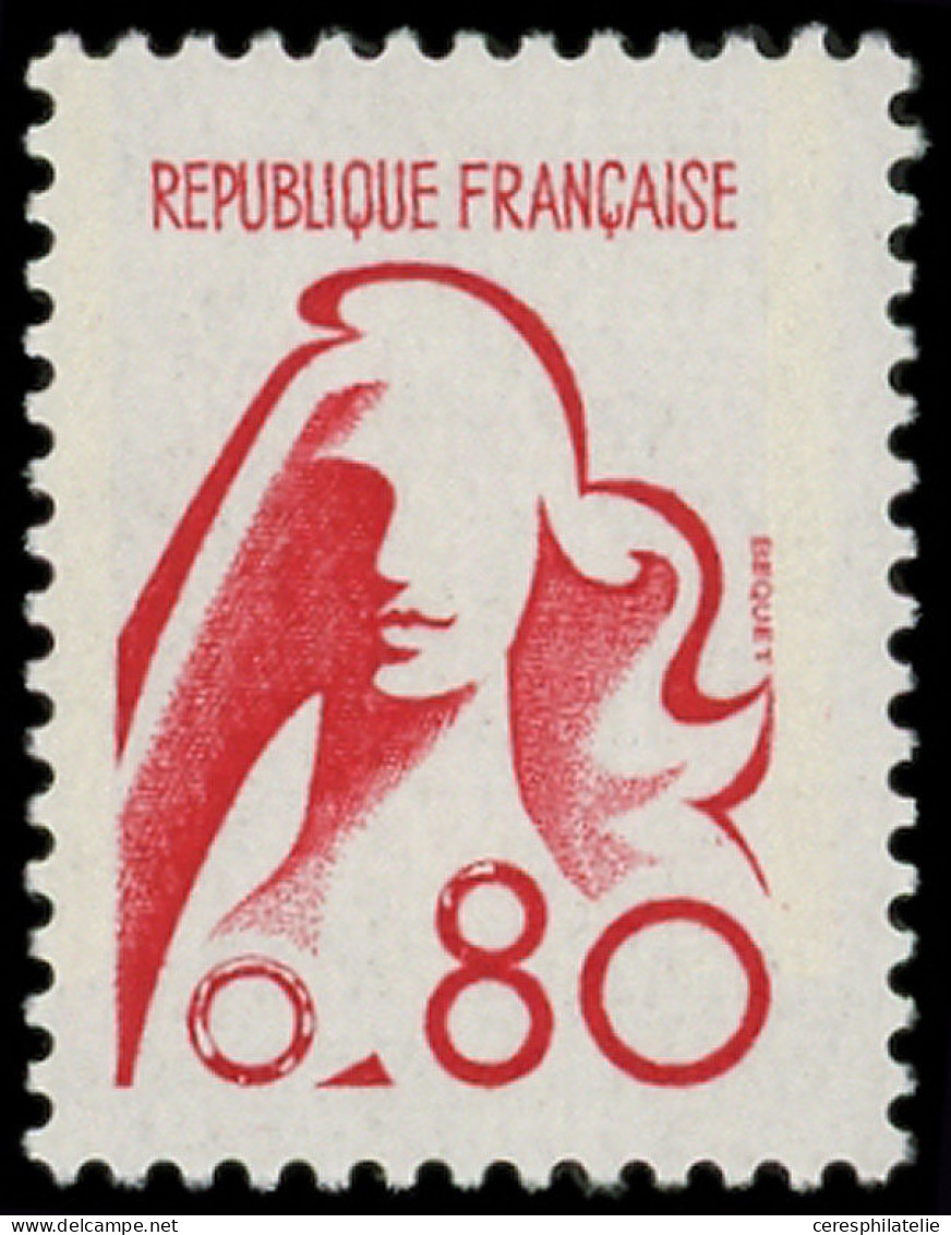 ** VARIETES - 1841A  Béquet 0,80 Rouge, NON EMIS, TTB - Unused Stamps
