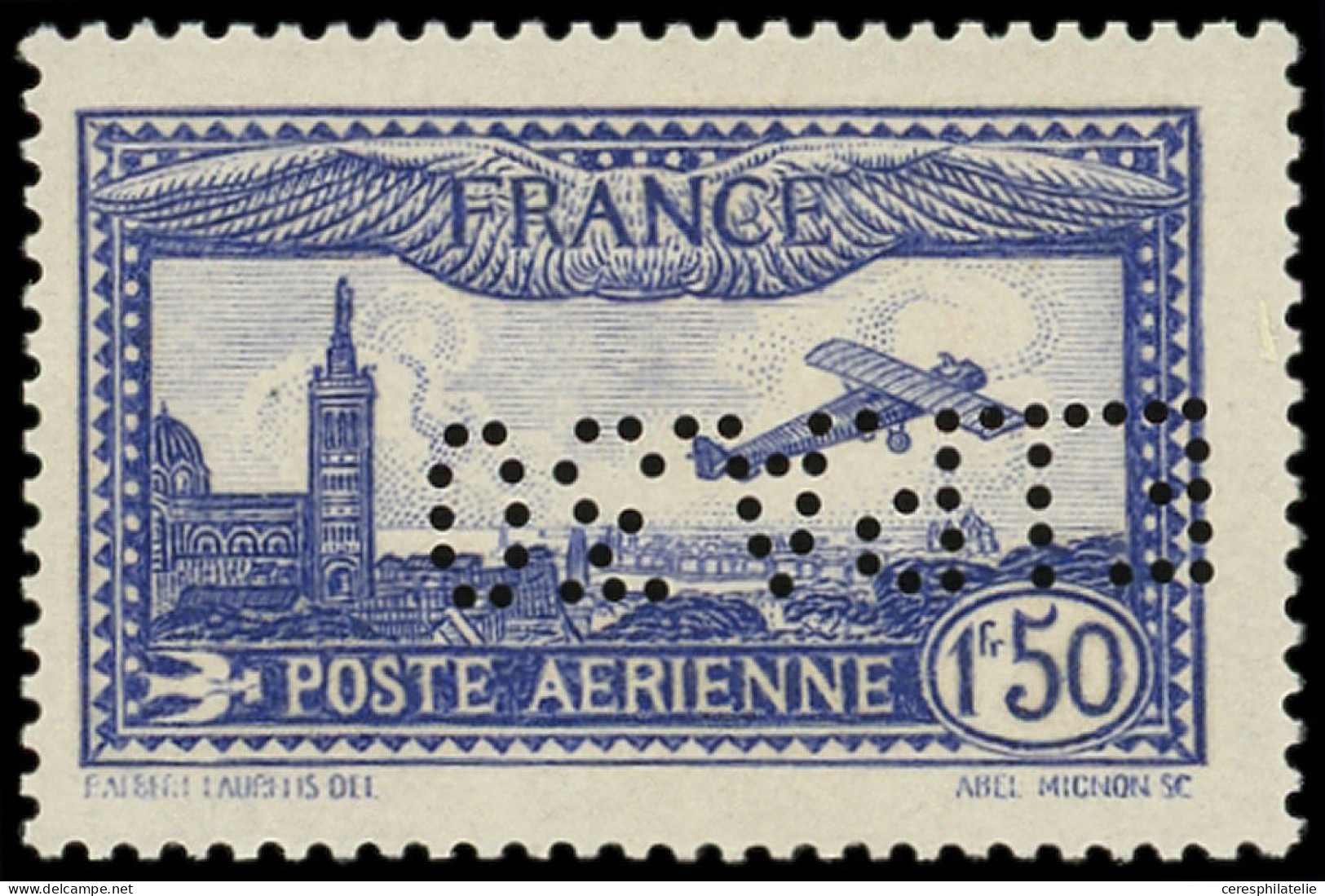 ** VARIETES - PA 6c   1f50 Outremer, E.I.P.A 30, Perforation RENVERSEE, TB. C - Otros & Sin Clasificación