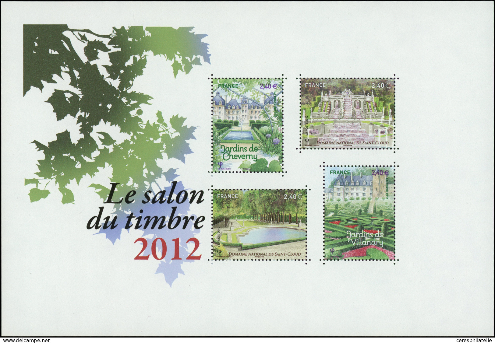 ** VARIETES - BF 132 : Jardins De France, SANS Les Dorures, R Et TTB - Sonstige & Ohne Zuordnung