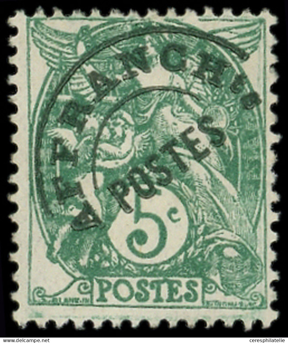 (*) VARIETES - Préo 41     5c. Vert, Surch. VERTE, TB. C - Altri & Non Classificati