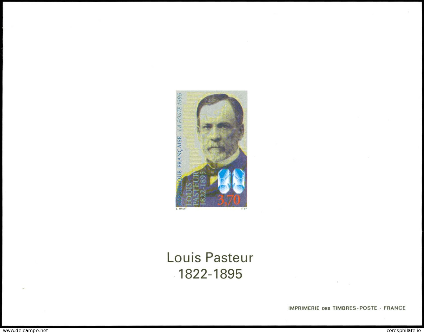** EPREUVES DE LUXE - 2925   Louis Pasteur, FG ND, TB - Luxury Proofs